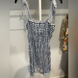 Vici storia gingham dress